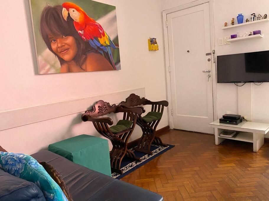 Charmoso Apartamento Na Av. Atlantica, Copacabana 리오데자네이루 외부 사진